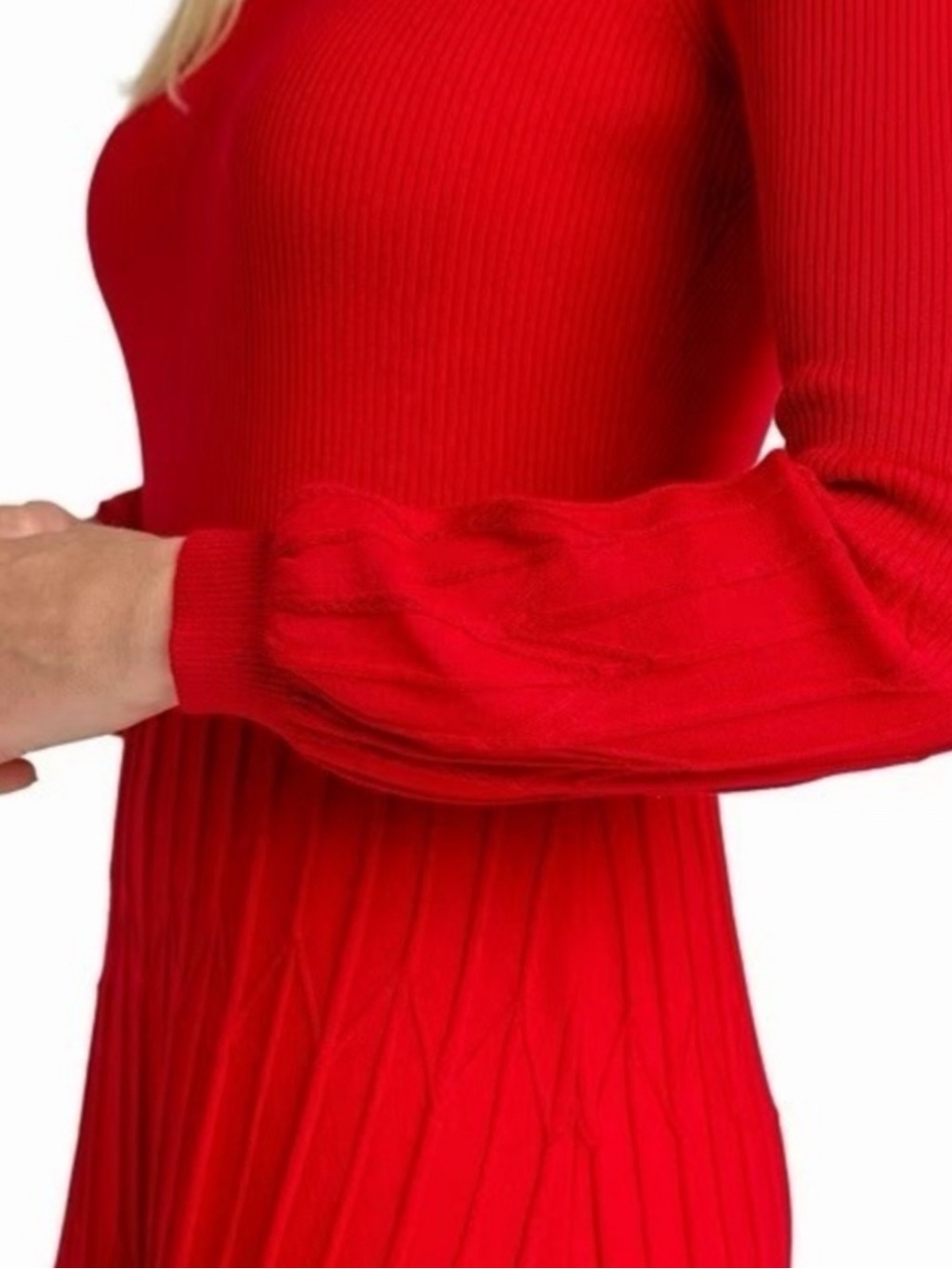 DRAPER JAMES RSVP Long Sleeve Sweater Dress - Picture 4 of 13